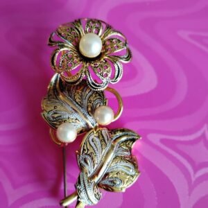 3 Pearl Brooch
