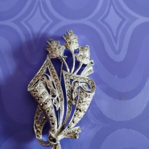 Vintage Marcasite Brooch